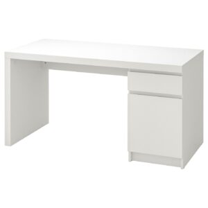 IKEA 30384860 МАЛЬМ Письменный стол, белый, 140x65 см