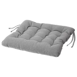 IKEA 30395811 ВИППЭРТ Подушка на стул, серый, 38x38x6.5 см