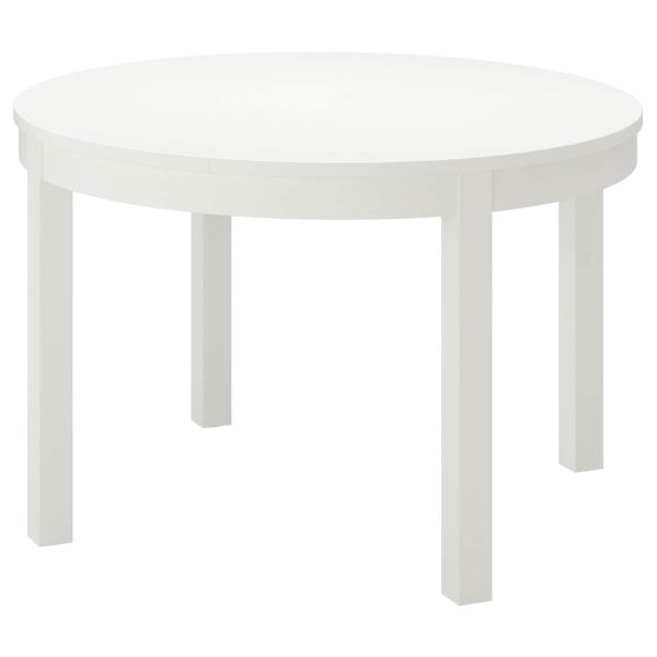 IKEA 30385416 БЬЮРСТА Раздвижной стол, белый, 115/166 см