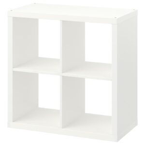 IKEA 20379581 КАЛЛАКС Стеллаж, белый, 77x77 см