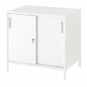 IKEA 60474779 TROTTEN ТРОТТЕН Шкаф с раздвижными дверцами - белый 80x75 см