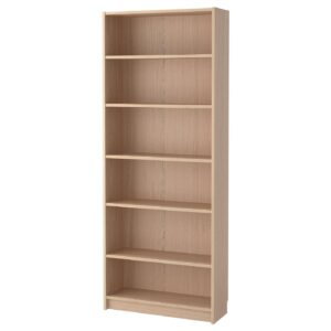 IKEA 10404251 BILLY БИЛЛИ Стеллаж - дубовый шпон, беленый 80x28x202 см