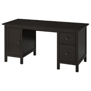 IKEA 90384796 HEMNES ХЕМНЭС Письменный стол - черно-коричневый 155x65 см